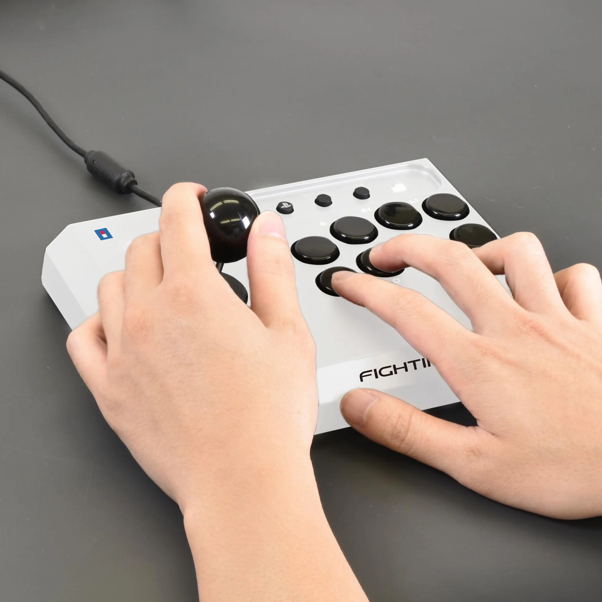 HORI PlayStation 5 Fighting Stick Mini Arcade Stick per PS5 PS4 PC Licenza Ufficiale Sony