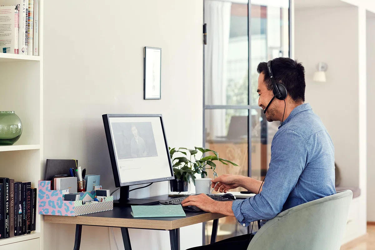 Sennheiser PC 3.2 Chat Microfono Cancellazione Rumore, Jack 3.5 mm, Gioco Leggero