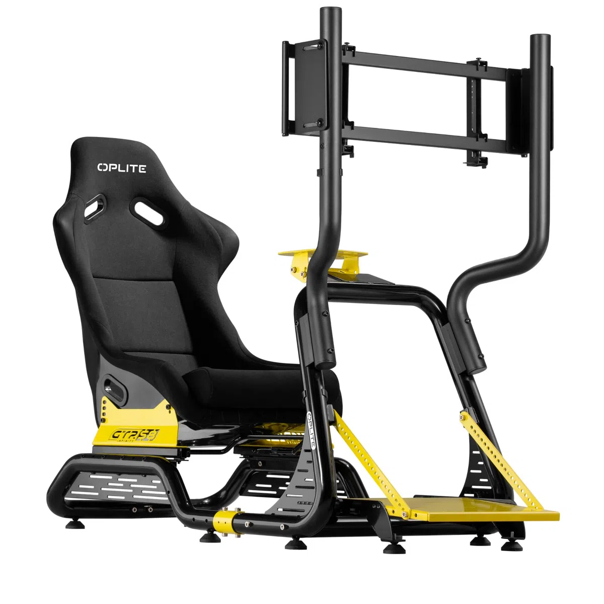 Oplite - Abitacolo GTR Racing Giallo - Sedile A Benna Per Simulatore Di Corse - Not Machine Specific