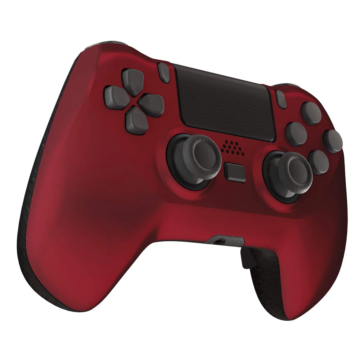 eXtremeRate DECADE Torneo Aggiornamento Kit per ps4 Controller CUH-ZCT2(Non Controller), Cover Shell&Tasti Posteriori&Trigger Stop, Accessori per ps4 Joystick JDM-040/050/055, Rosso