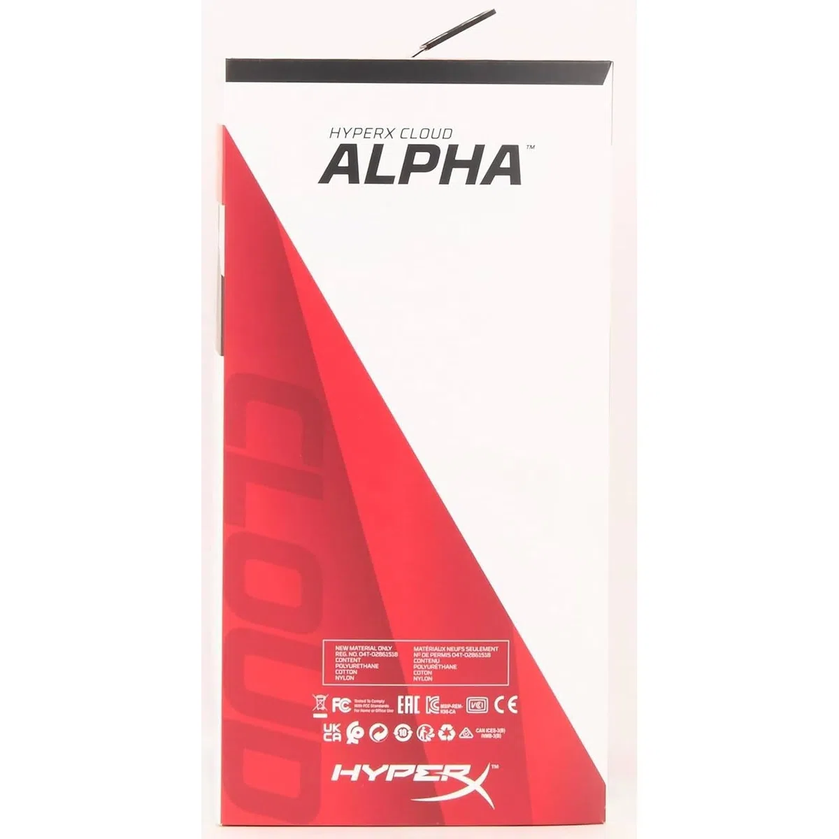 HyperX Cloud Alpha Cuffie Gaming 3,5 mm Jack Alluminio Memory Foam Similpelle PS4 Xbox PC Nero Rosso