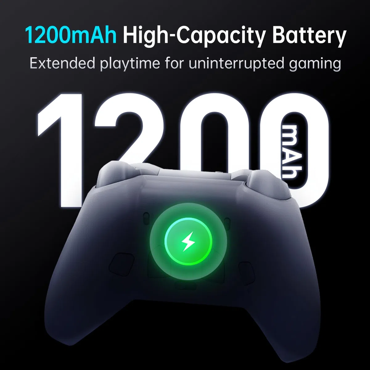 Machenike G6V2 Controller, 2 motori a bobina mobile HD, joystick TMR con coppia regolabile, 2 trigger TMR, pulsanti ABXY facilmente intercambiabili, 4 pulsanti programmabili, 1000 Hz, 1200 mAh, Grigio