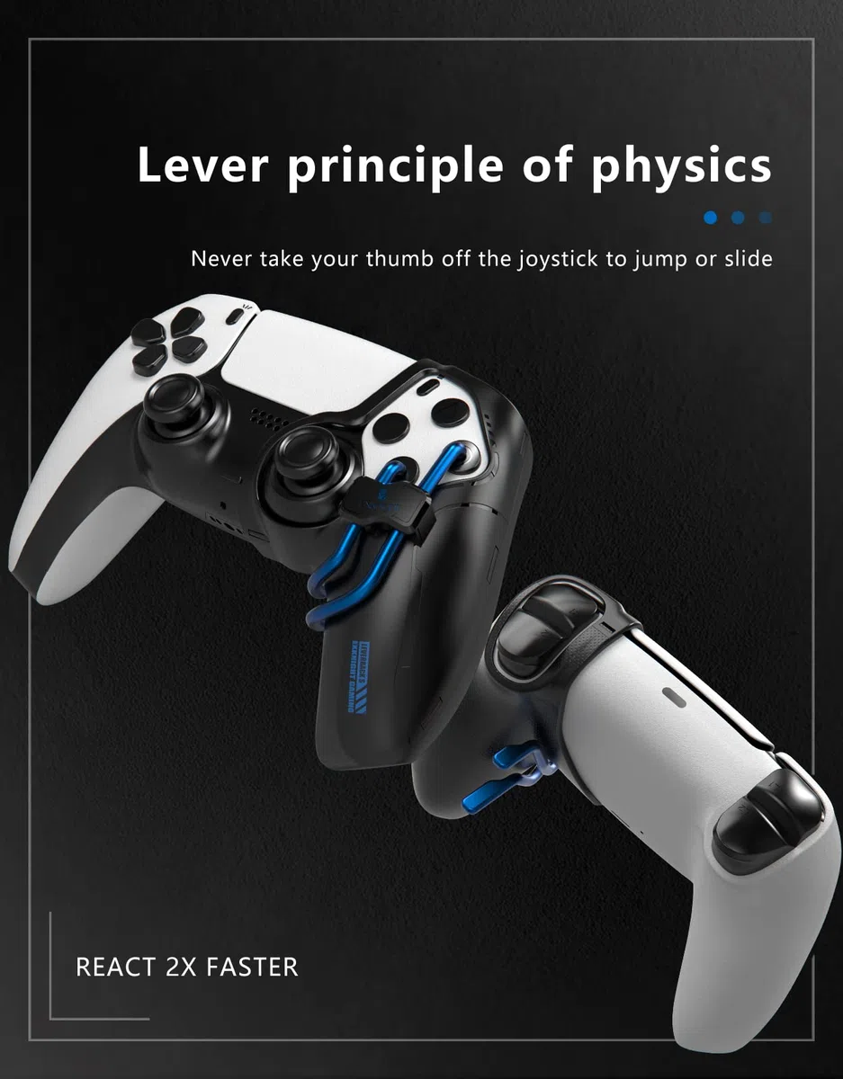 EXknight Deathclaw PS5 Paddles, Adattatore Espansione Tasti per controller PS5