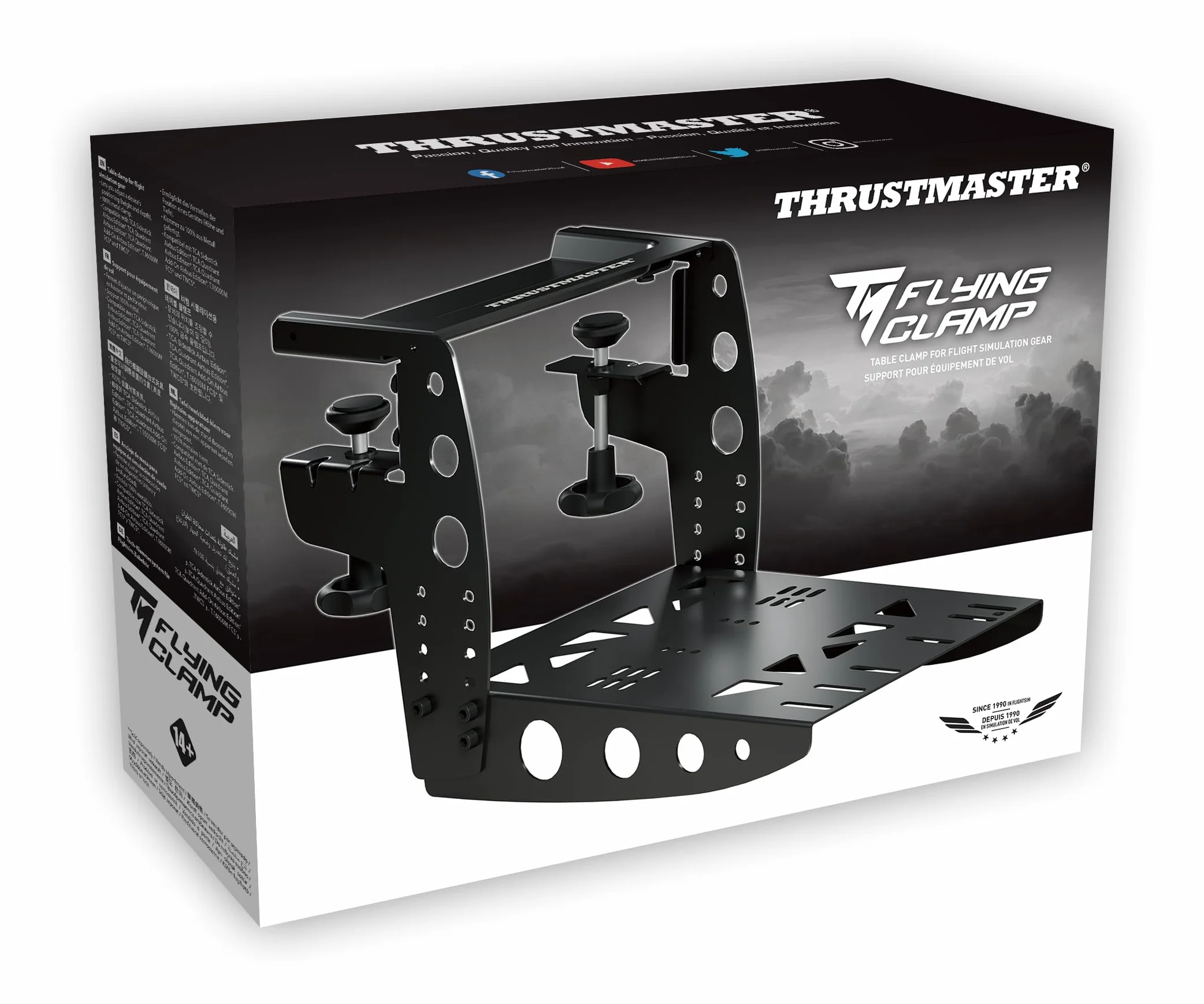 Thrustmaster TM Flying Clamp - 100% metal - Mounting system for joystick, throttle quadrant