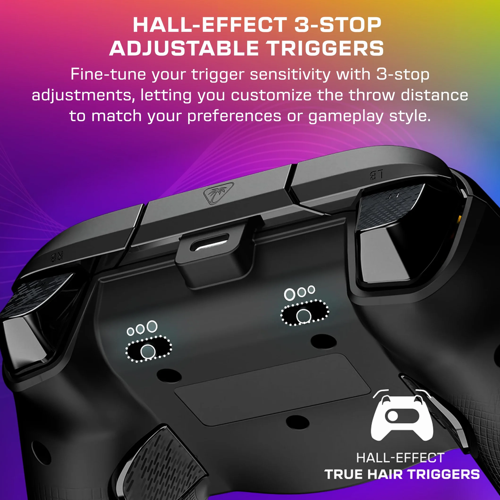 Turtle Beach Afterglow Wave Nero Controller Gamepad RGB cablato per Xbox Series XS, Xbox One e Windows