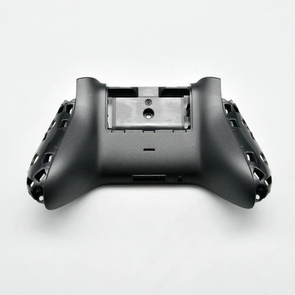 Kit Guscio di Ricambio per Controller Xbox Serie X/S - Custodia Telaio Centrale Guide Laterali Pulsanti ABXY Paraurti LB RB (Nero)