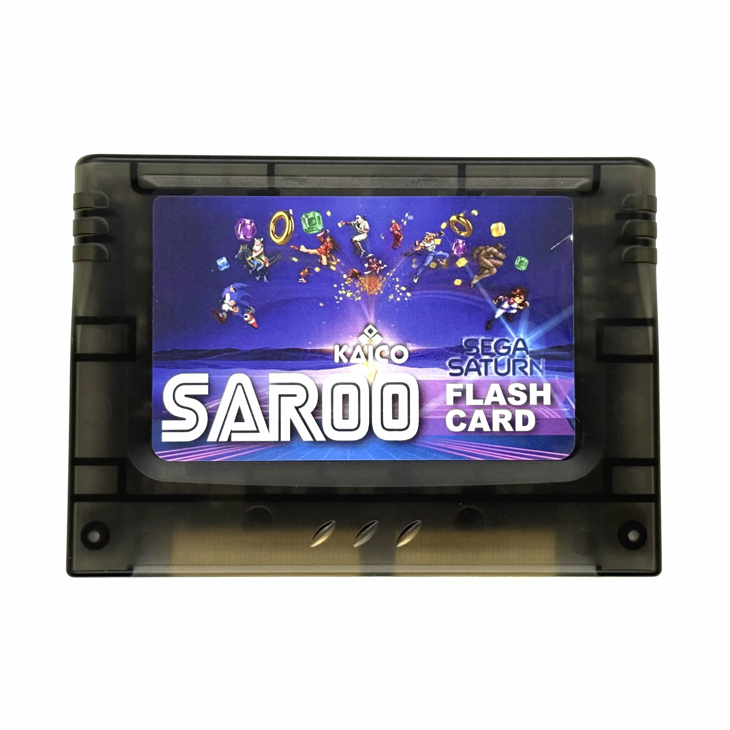 Kaico Sega Saturn Saroo Flash Cart - Cartuccia All in One - Costruito in Saturn Pseudo Kai - Viene fornito con una scheda di memoria Micro SD ufficiale da 8 GB - SS Saroo v1.3 Flash Drive