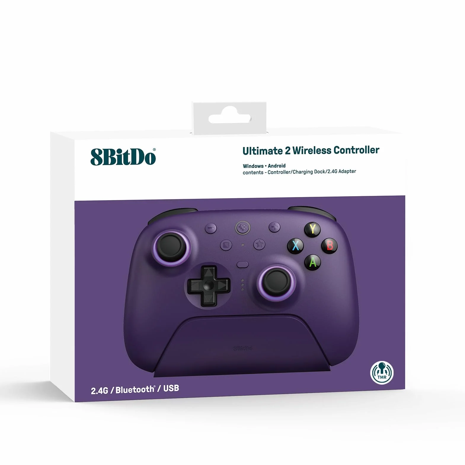 8Bitdo Ultimate 2 Wireless Controller for Windows & Android, Purple