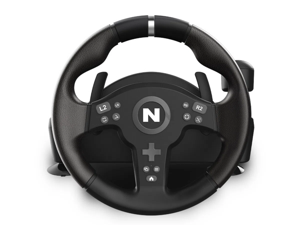 NITHO Drive Pro V200 Volante da Corsa con Pedali e Cambio 270° Compatibile PC PS4 Xbox Series X|S