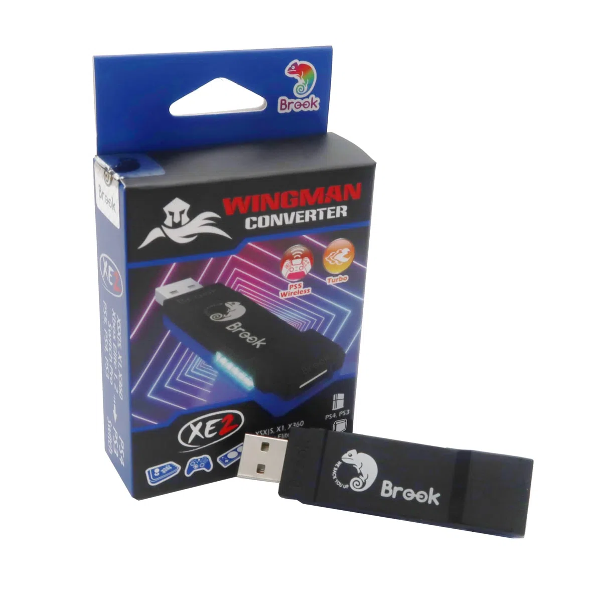 Mcbazel Brook Wingman XE 2 Convertitore per Xbox Series X|S/Xbox One/PS5/PS4/PS3/NS Switch Controller a PS4/PS3/Switch/PC