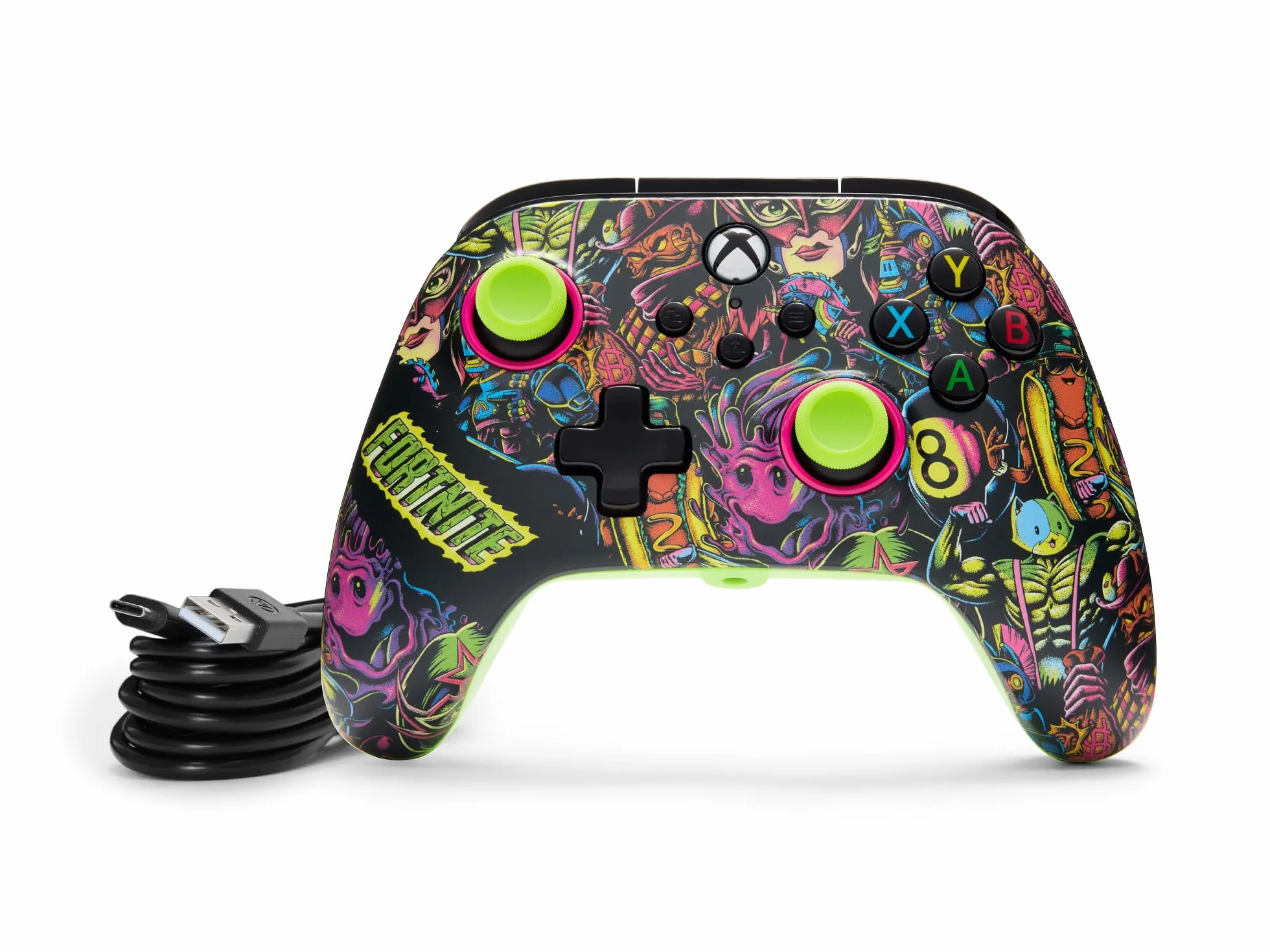 PowerA Advantage Wired Controller for Xbox Series X|S - Fortnite Glow