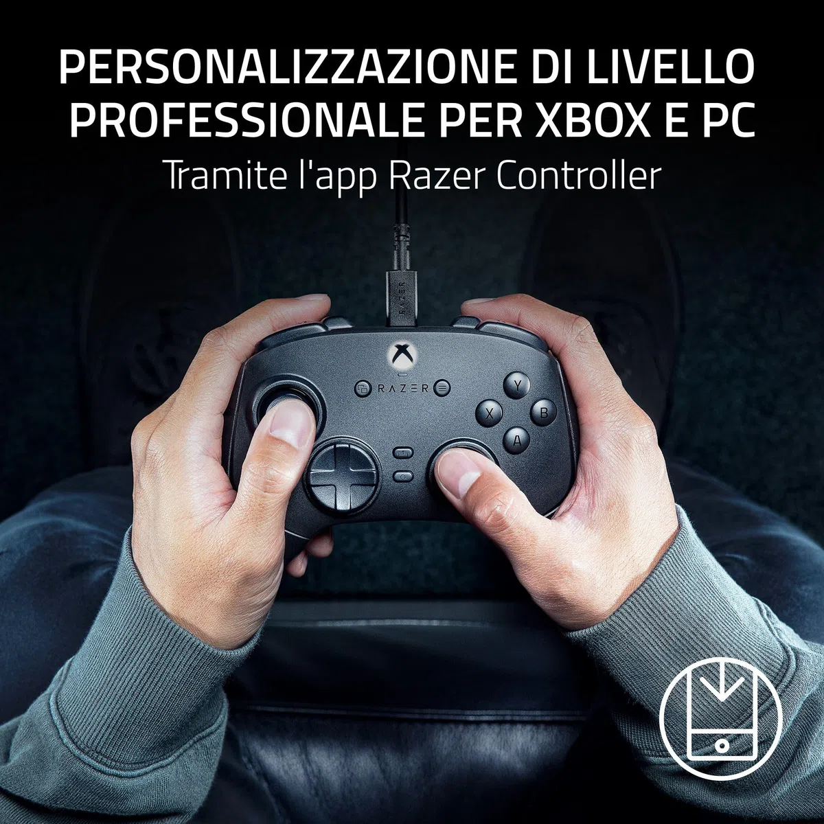 Razer Wolverine V3 Tournament Edition Controller cablato per Xbox X|S e PC Nero