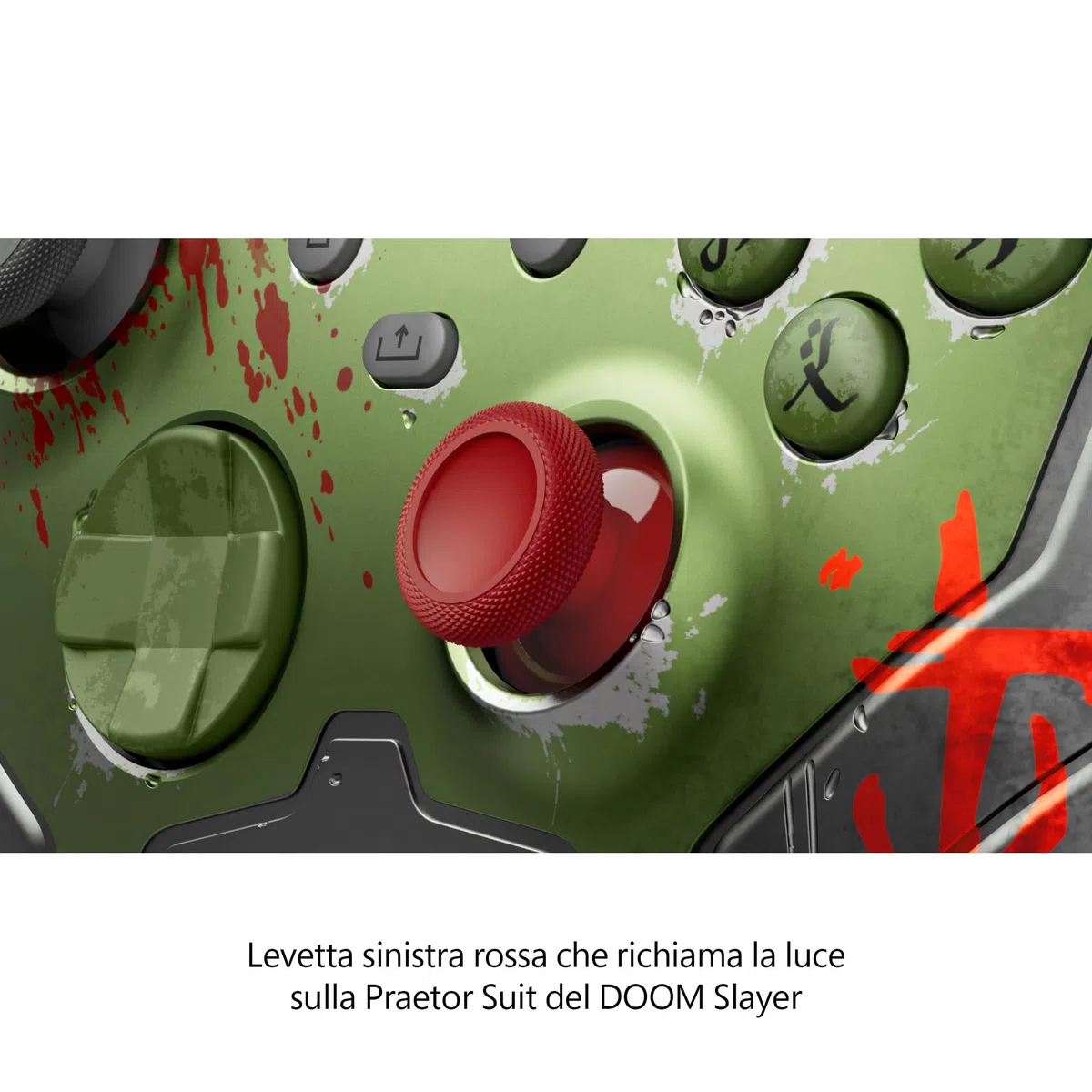 Xbox Controller Wireless edizione limitata - DOOM: The Dark Ages per Xbox Series X|S, Xbox Ones, PC e dispositivi abilitati per il Cloud
