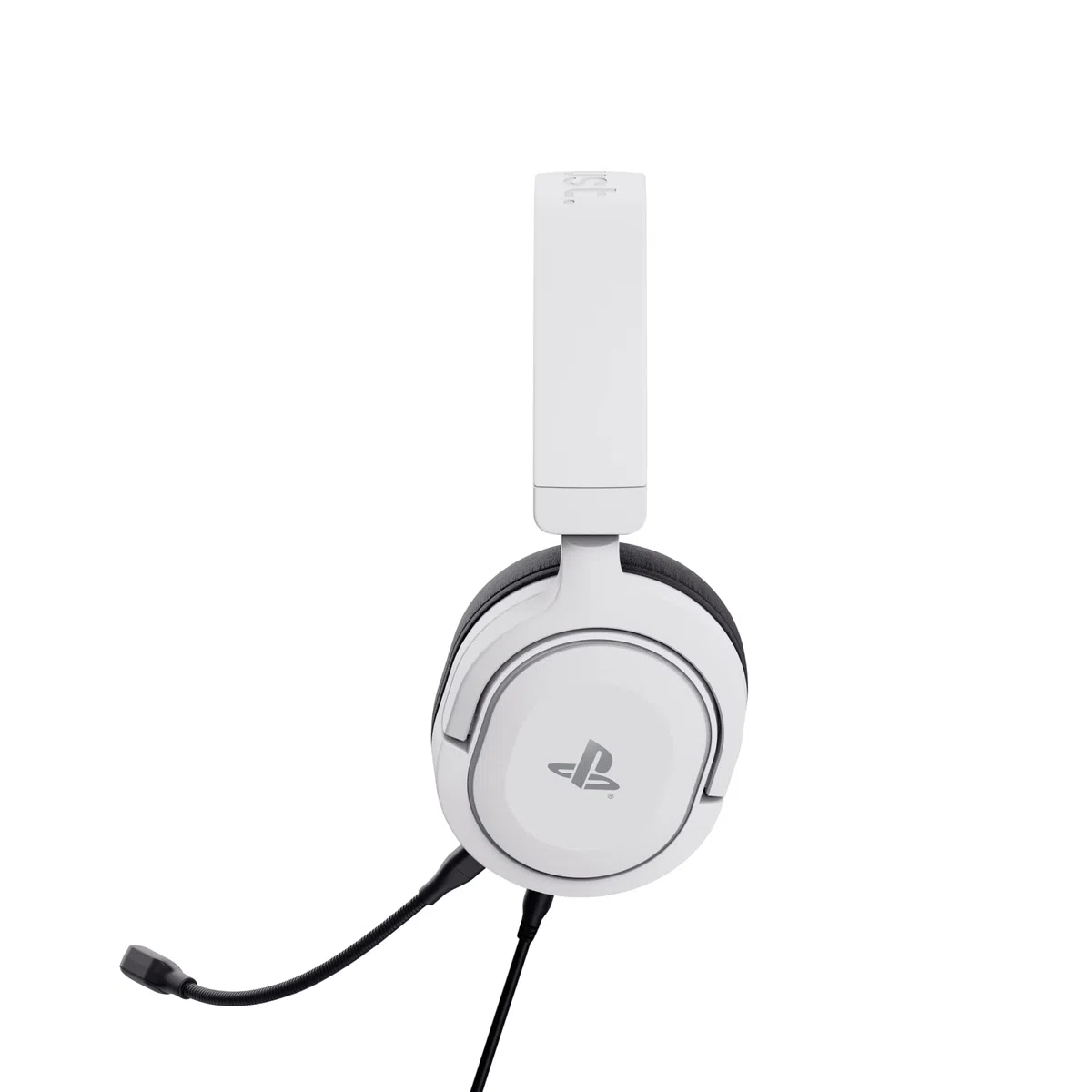 Trust Gaming GXT 498W Forta Cuffie Ecosostenibili PS5 PS4 Over-Ear Microfono Staccabile Cavo 1.2 m Jack 3.5 mm Bianco