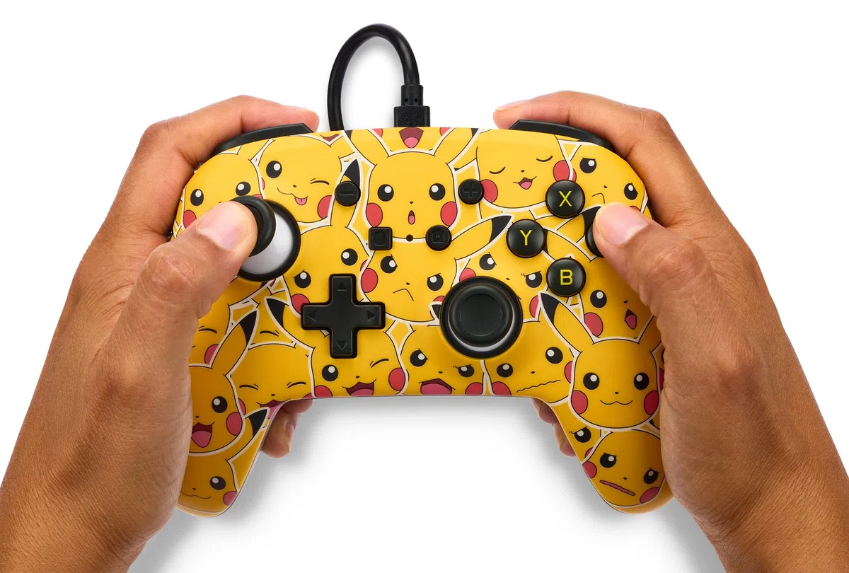Controller cablato avanzato PowerA per Nintendo Switch - Umori di Pikachu