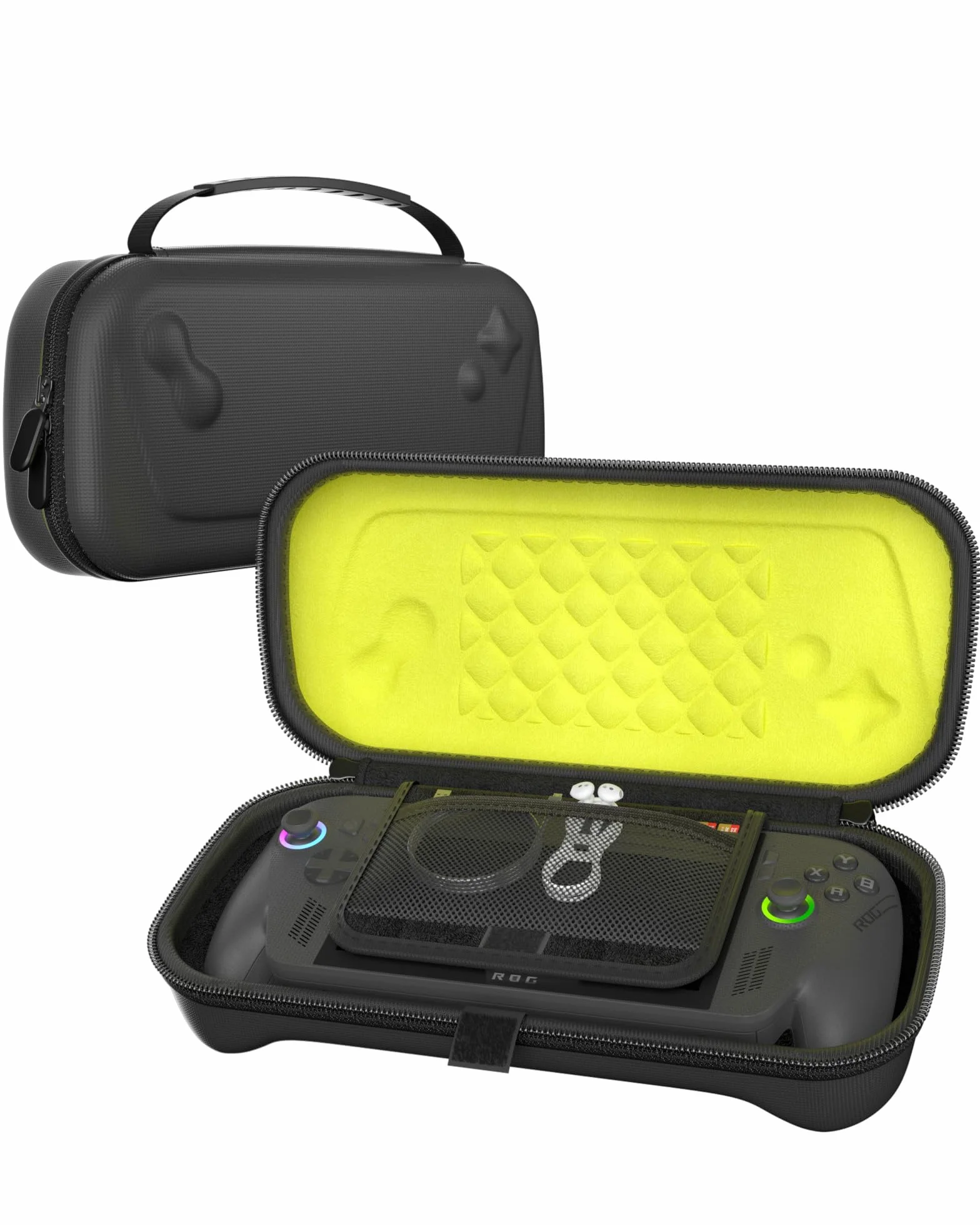 ProCase Cassa da Trasporto per ASUS ROG Xbox Ally / ROG Xbox Ally X 7" 2025, Borsa Protettiva con 5 Slot per Schede SD - Nero
