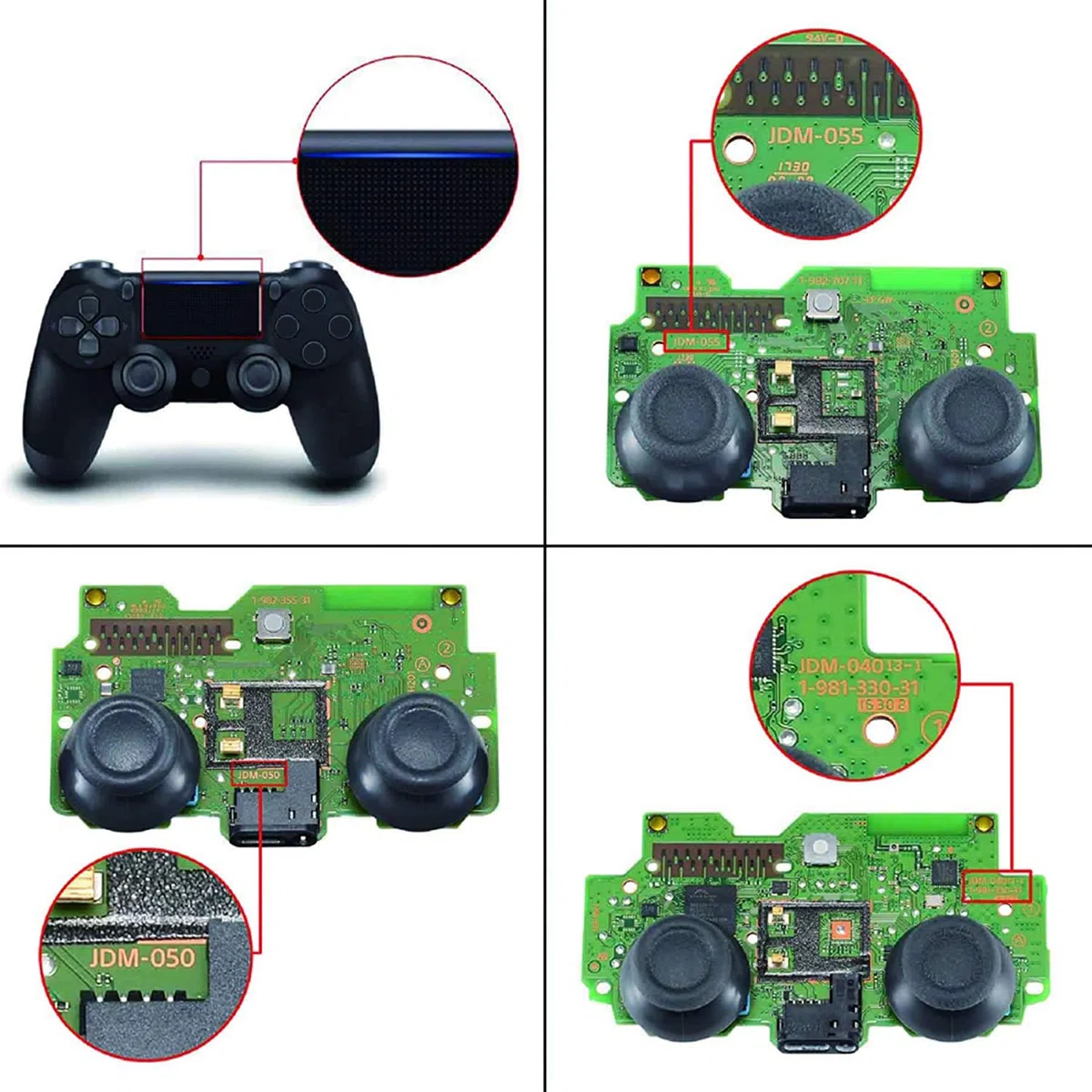 eXtremeRate DECADE Torneo Kit ps4 Controller CUH-ZCT2 Cover Shell Tasti Posteriori Trigger Stop Nero