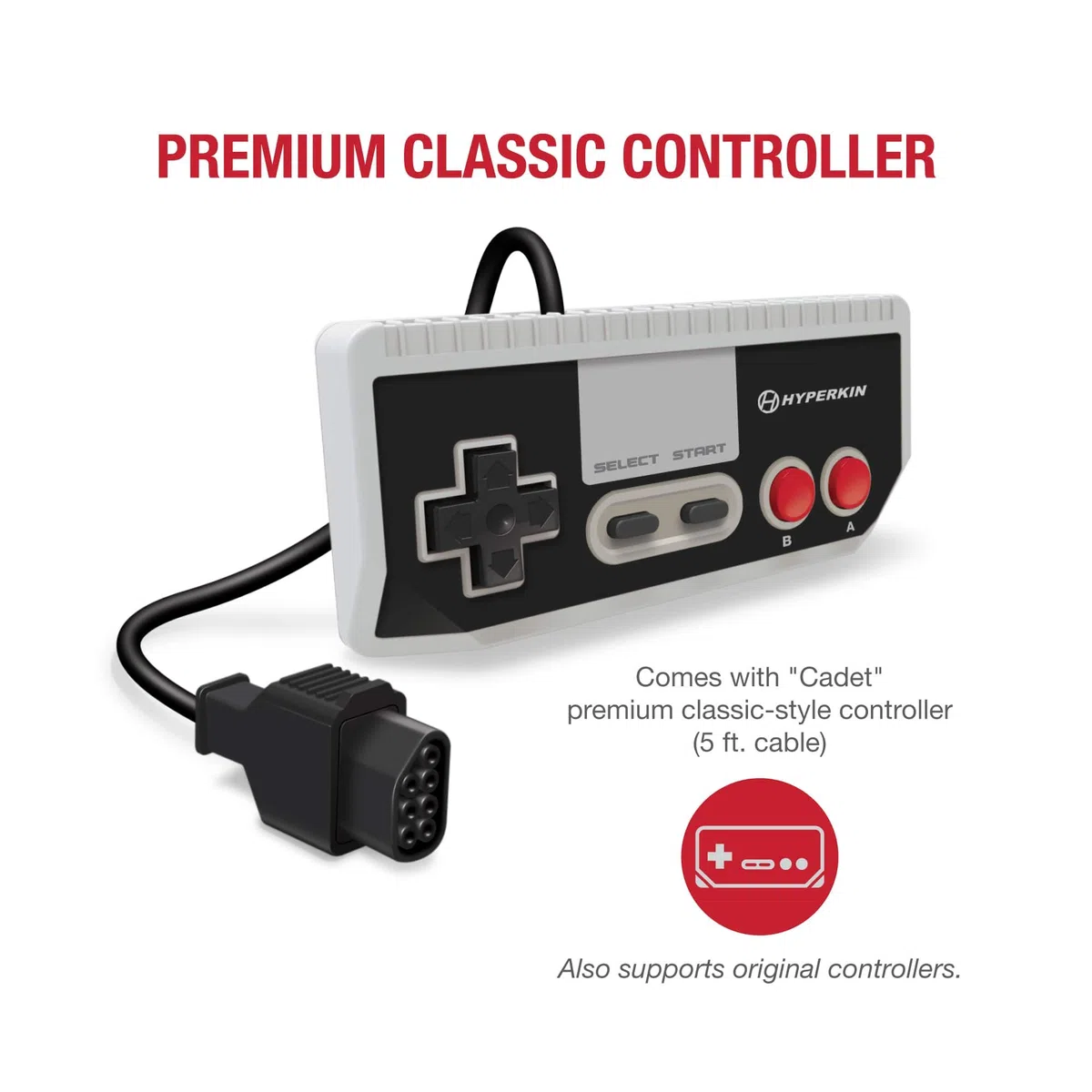 Hyperkin RetroN 1 AV Gaming Console for NES (Gray) - NES