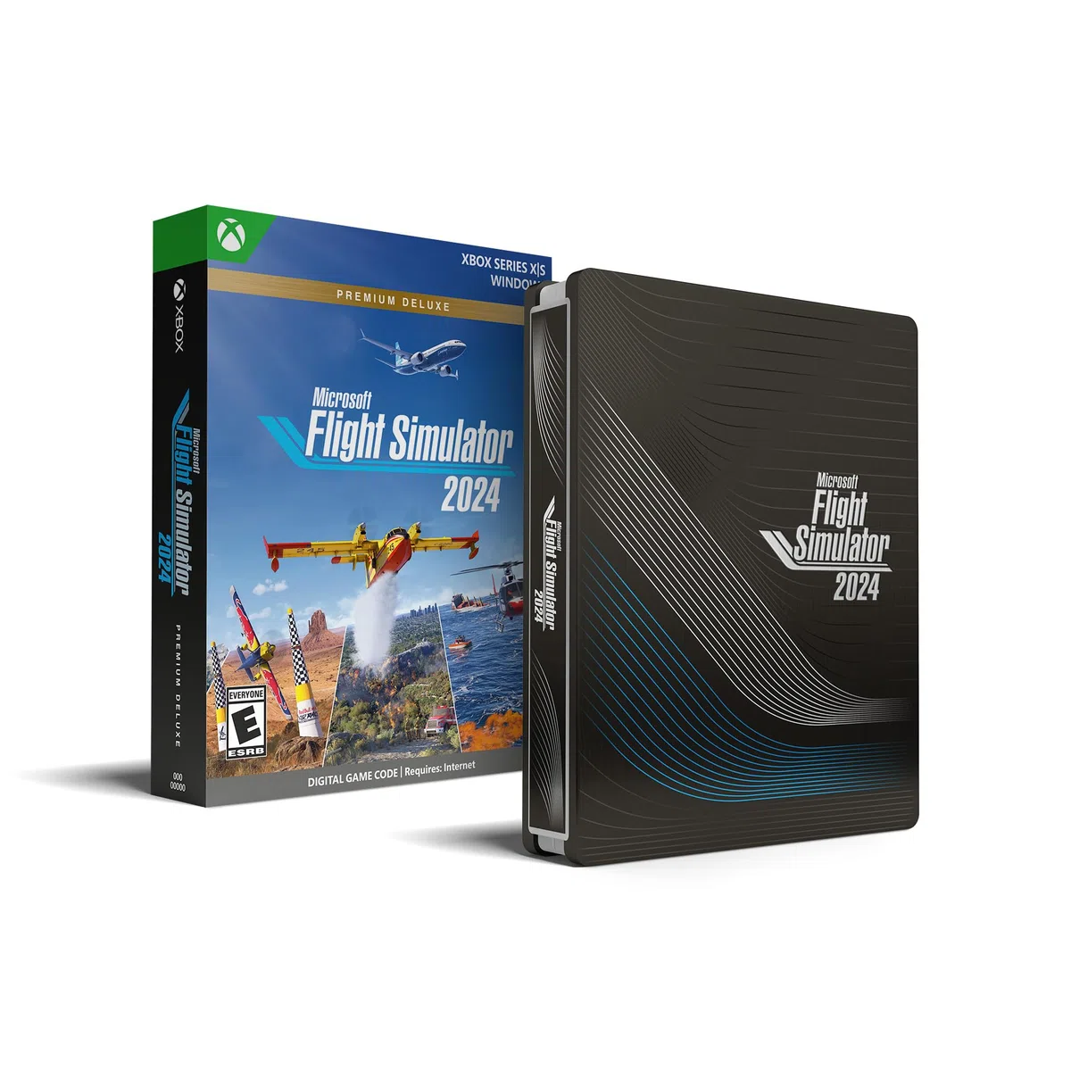 Microsoft Flight Simulator Premium Deluxe Steelbook Edition Kod Cyfrowy PC Xbox Series X S