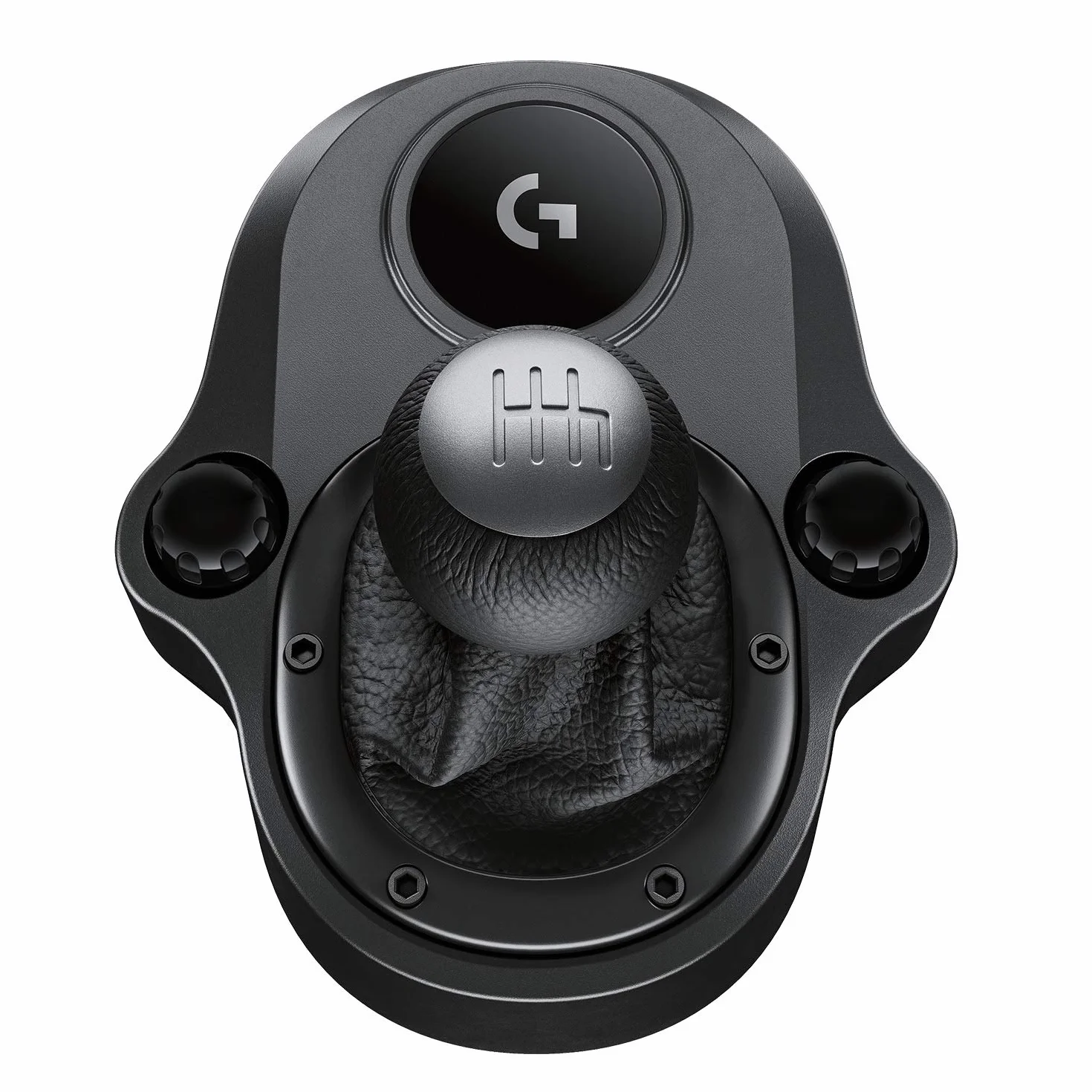 Logitech Driving Force Leva di Cambio 6 Marce con Pomello in Vera Pelle, Compatibile G29 G920 G923