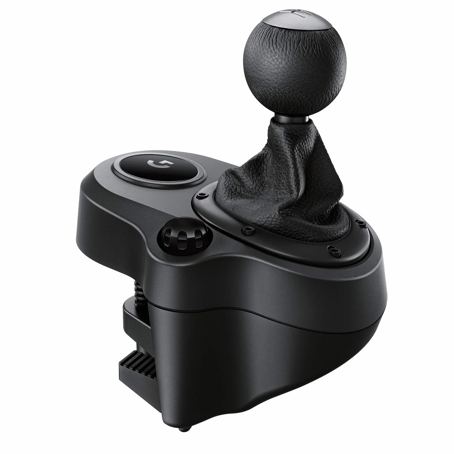 Logitech Driving Force Leva di Cambio 6 Marce con Pomello in Vera Pelle, Compatibile G29 G920 G923