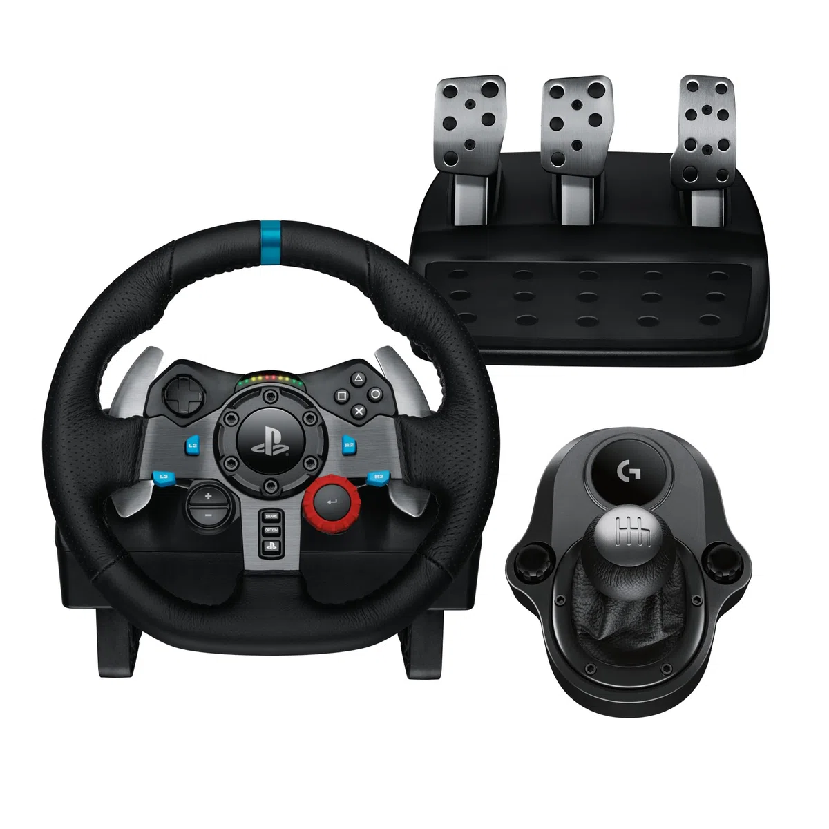 Logitech G G29 SE Driving Force volante e pedali da corsa ritorno di forza dinamico vera pelle PS5 PS4 PC Mac Nero