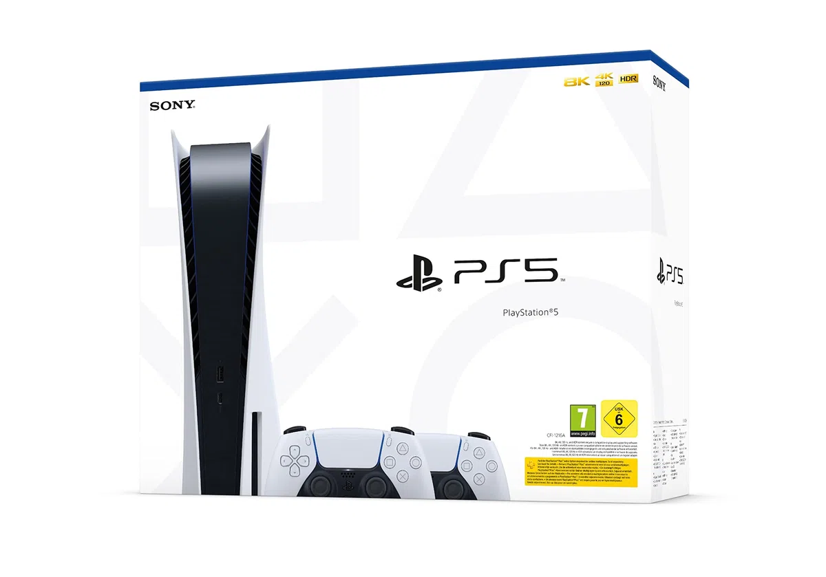 Playstation 5 Standard Console DualSense White 2 Controller
