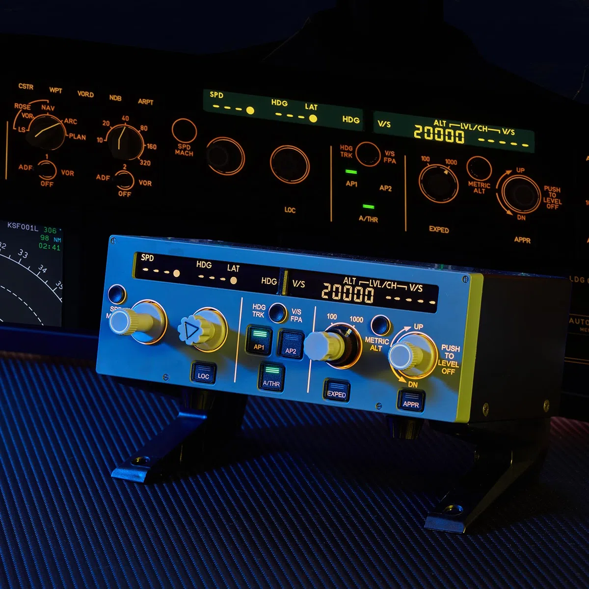 A320FCU CUBE Simulatore di Volo Pannello di Controllo Pilota Gioco Simulatore Plug-and-Play Sensazione di Aereo Reale