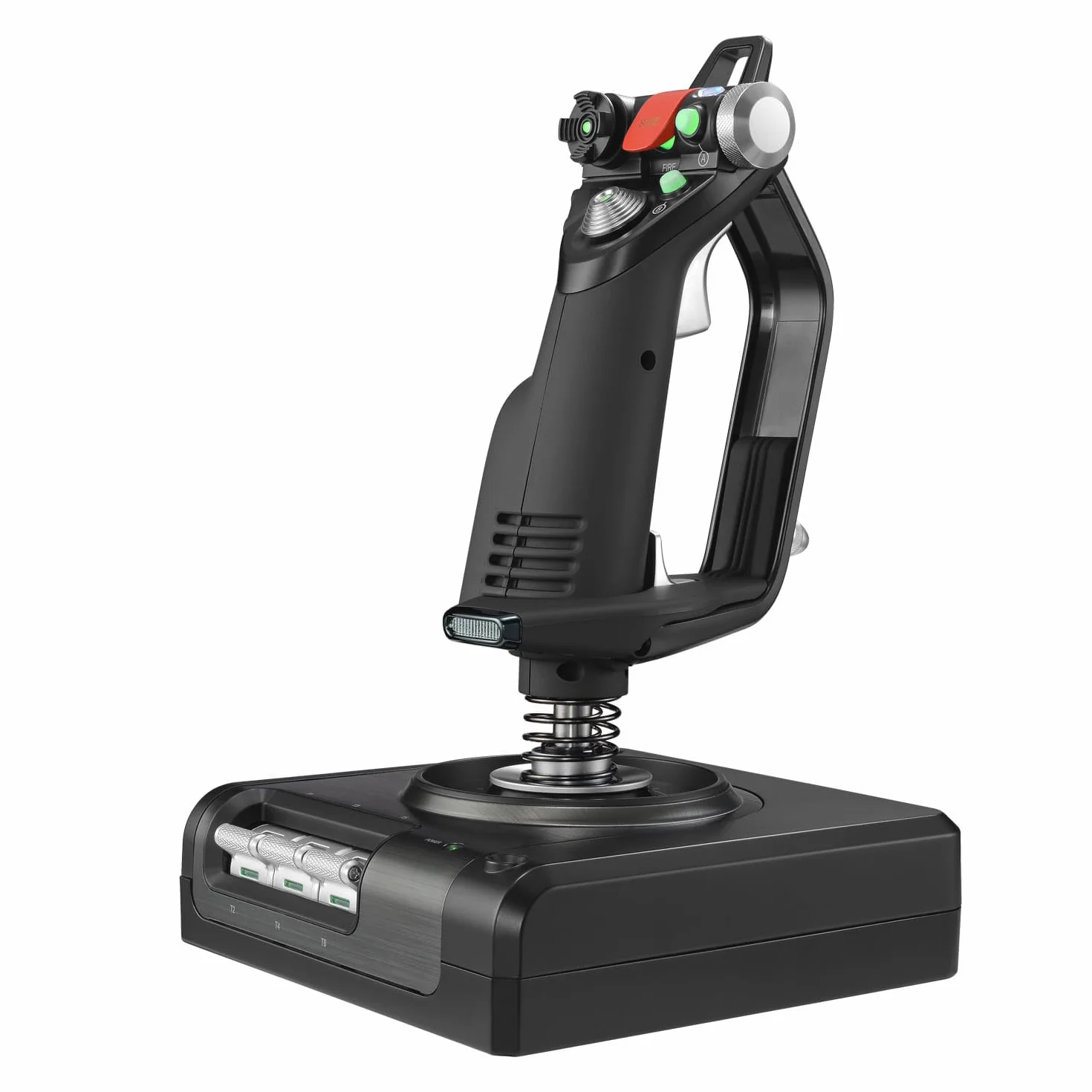 Logitech G Saitek X52 Pro Flight Control System, Controller di Simulazione con Acceleratore, ‎Joystick X52 Professionale, Acceleratore Progressivo, Centraggio ‎Doppia Molla, USB, PC, Nero