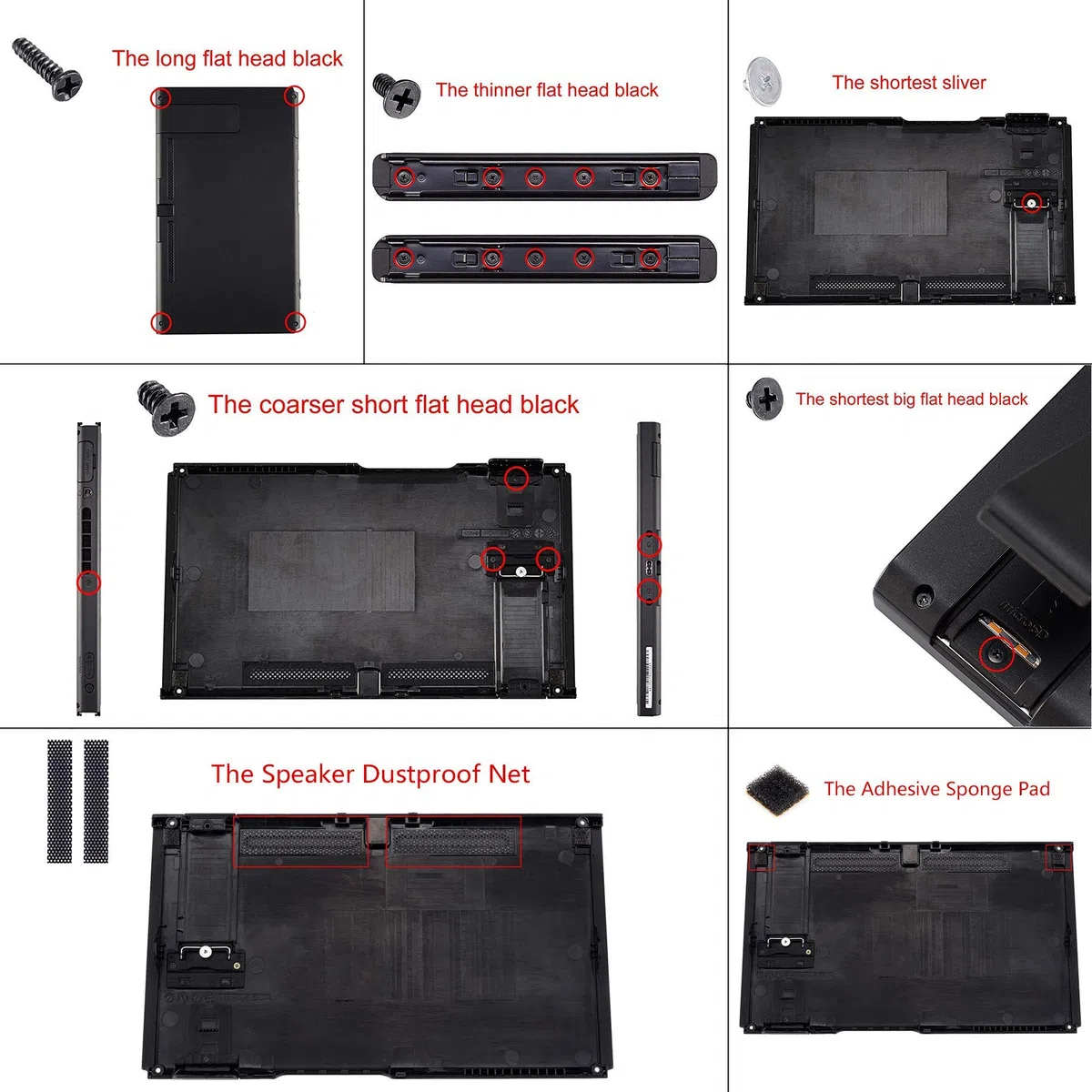 eXtremeRate Cover per Nintendo Switch,Custodia Tasti Pulsanti Kit per Joycon,Scocca Shell Grip DIY Ricambio per Console,Senza Controller-Grande Onda d'Oro Bianca