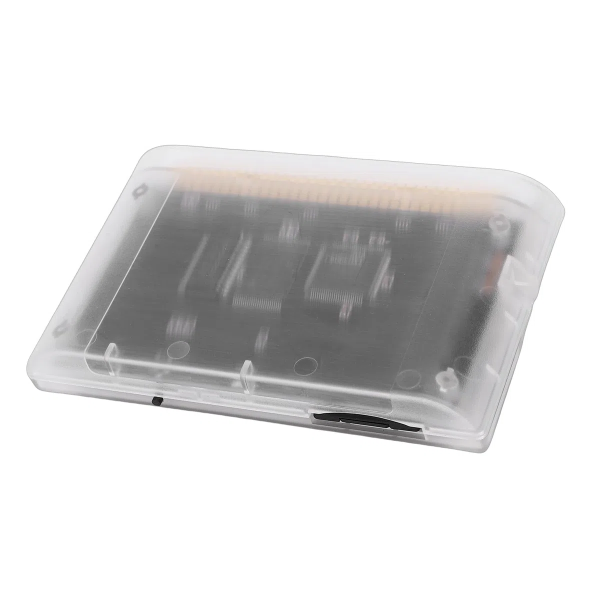 Gugxiom Cartuccia Multigiochi per Mega Drive, Cartuccia di Giochi retrò Super 4000 in 1 con Scheda di Memoria da 8 GB, Adatta per Console MD1/MD2/MD3/CD/X/32X (Bianco trasparente)