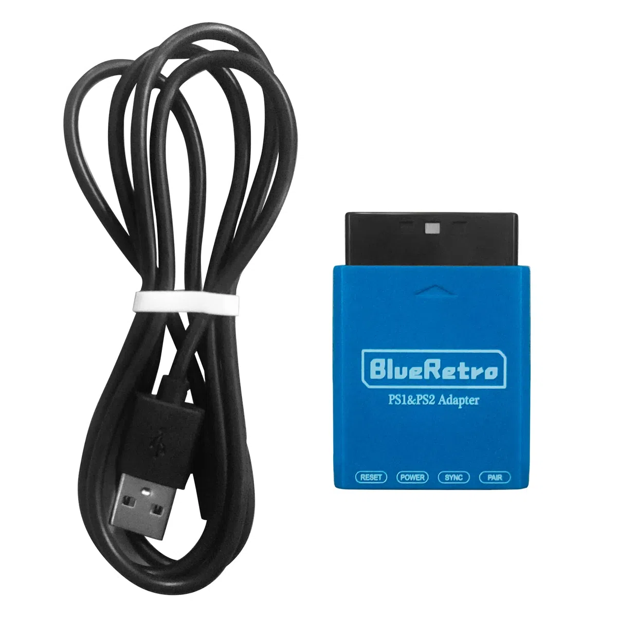 Bezprzewodowy adapter Bluetooth do konsoli PS2 PS1 niebieski