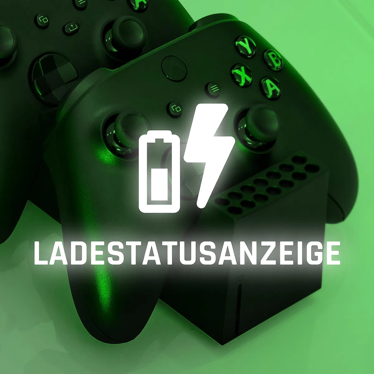 snakebyte Xbox TWIN CHARGE SX - nero - Caricatore per controller Serie X, caricatore per 2 controller wireless, 2 batterie ricaricabili 800mAh, indicatore di stato di carica a LED, design Serie X
