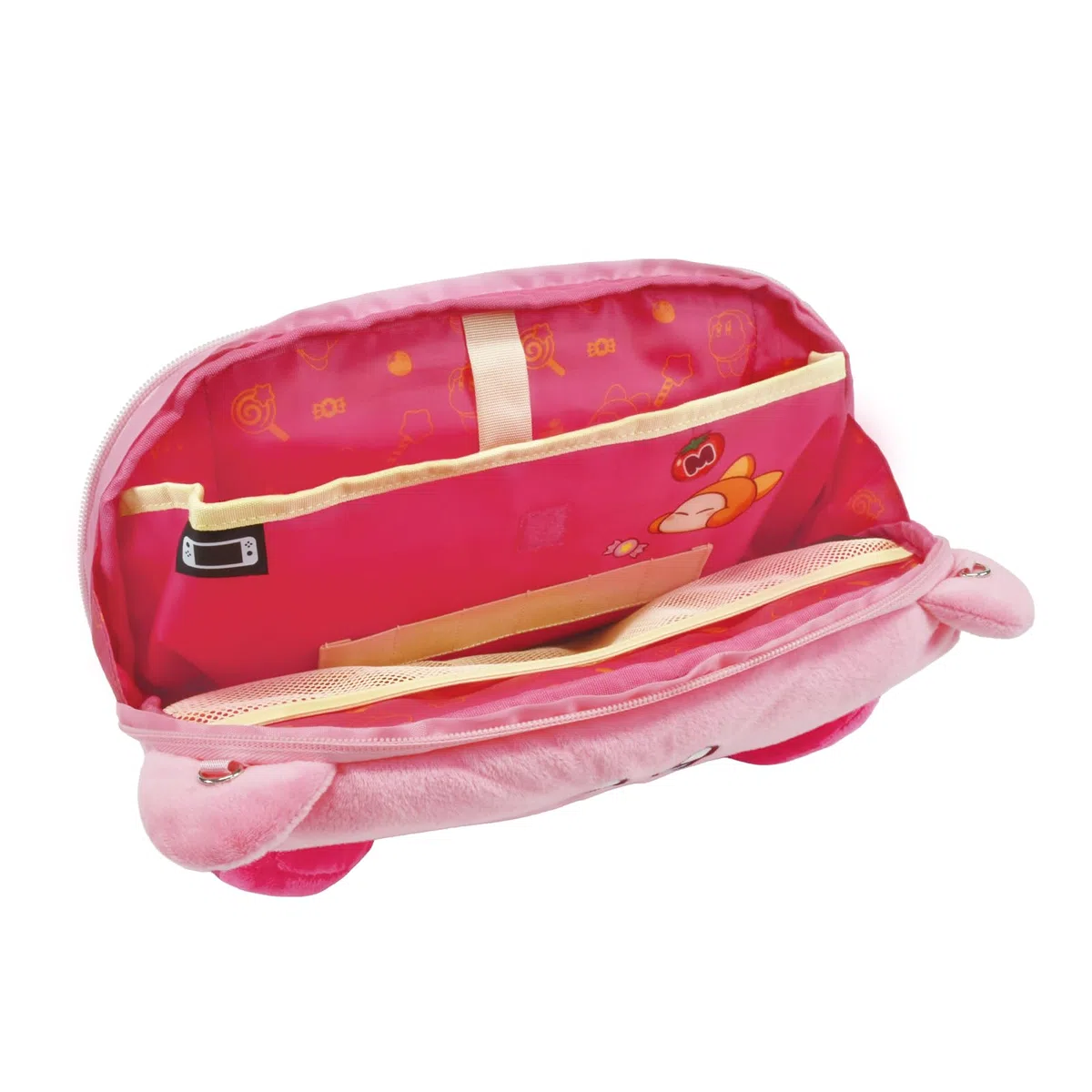 HORI Borsa Plush Pouch (Kirby) per Nintendo Switch 2, Switch e Modello OLED - Licenza Ufficiale Nintendo