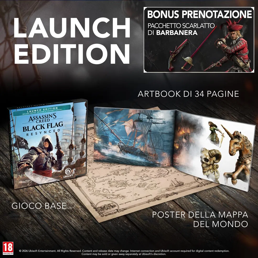 Assassin's Creed Black Flag Resynced Launch Edition PS5