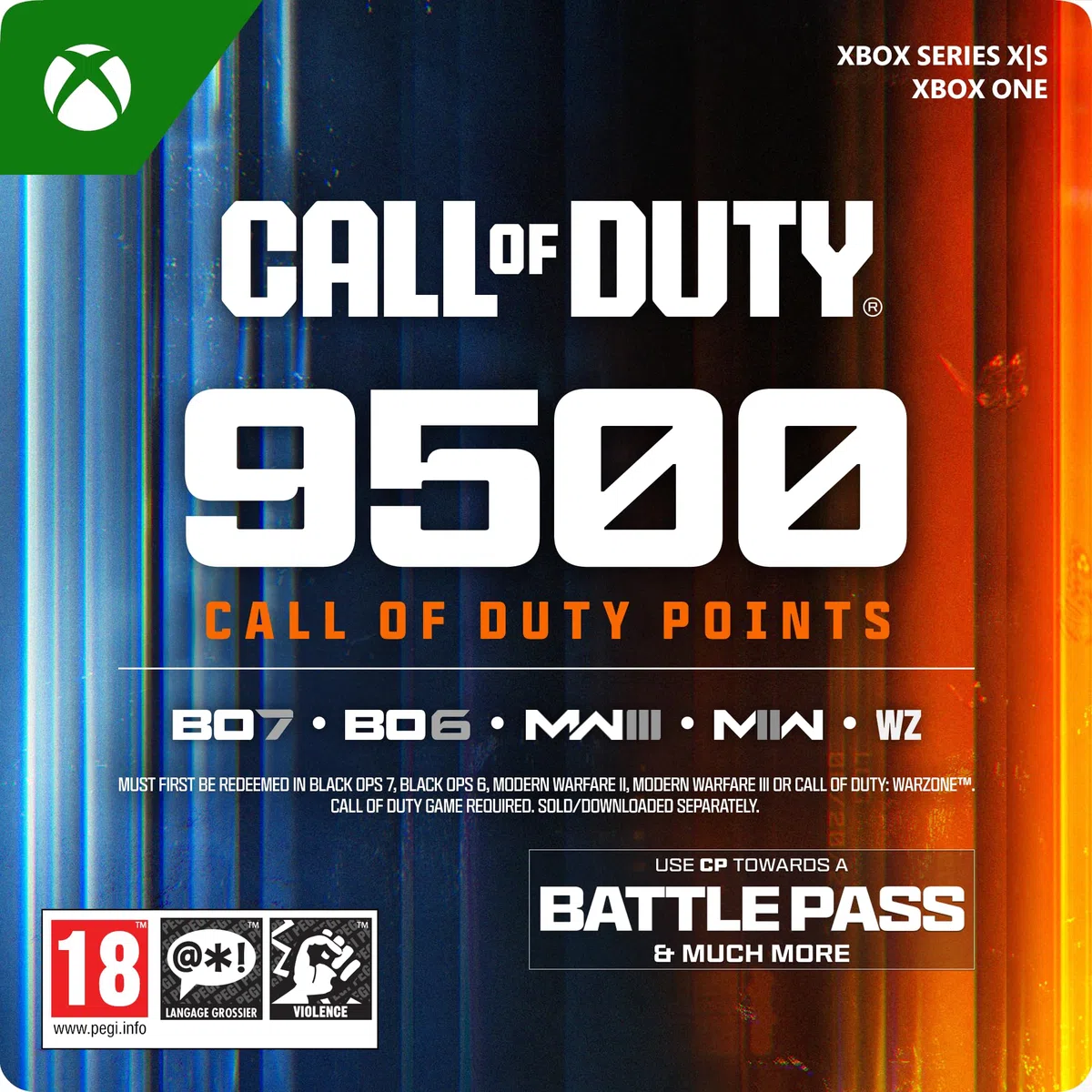 Call of Duty Points 9500 Xbox One Series X|S