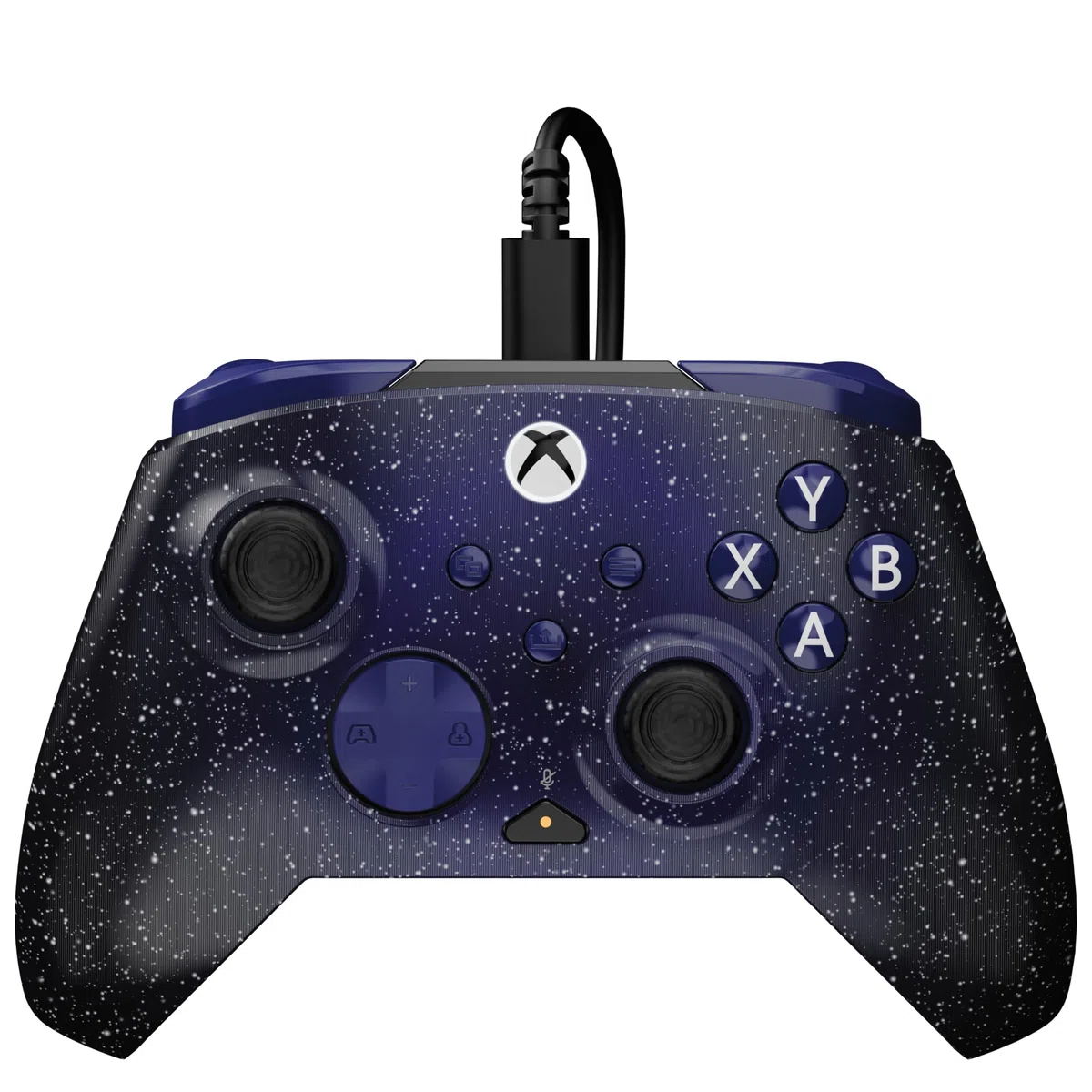 Turtle Beach Rematch Advanced Dark Cosmos Controller gaming con cavo per Xbox e PC, licenza ufficiale, pulsanti rimappabili, grilletti sensibili, comandi audio