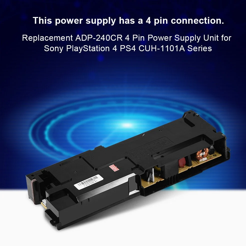 fosa ADP-240CR - Modulo di alimentazione a 4 pin, ricambio per Sony PlayStation 4 (serie CUH-1100A)