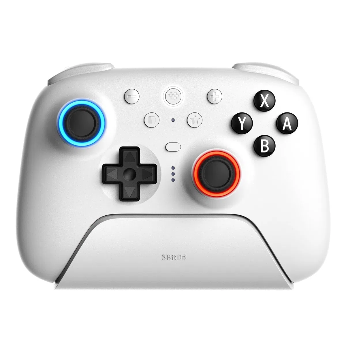 8BitDo Ultimate 2 Bluetooth Controller for Switch & Windows PC, TMR Joysticks, Hall Effect/Tactile Triggers, White