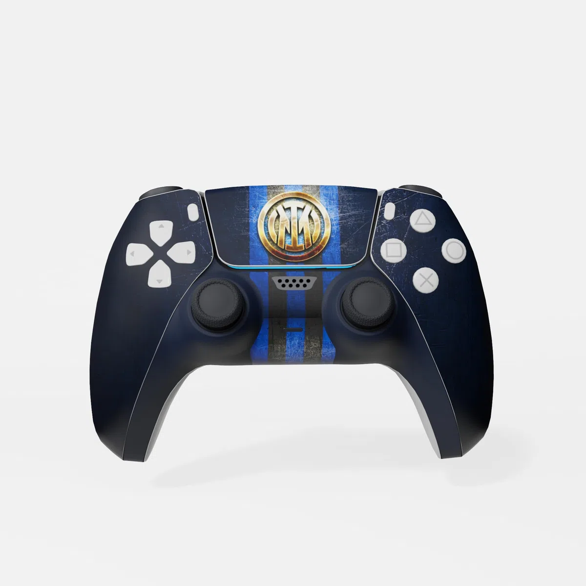 MaD Vision® Extra-Durable Skin Kit per PlayStation 5 (PS5) Digital | Set di Pellicole Adesive in Vinile Opaco per la Console e 2 Controller - per Inter Design