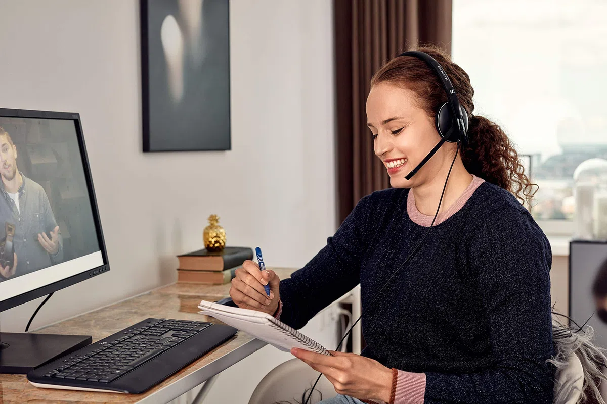 Sennheiser PC 3.2 Chat Microfono Cancellazione Rumore, Jack 3.5 mm, Gioco Leggero