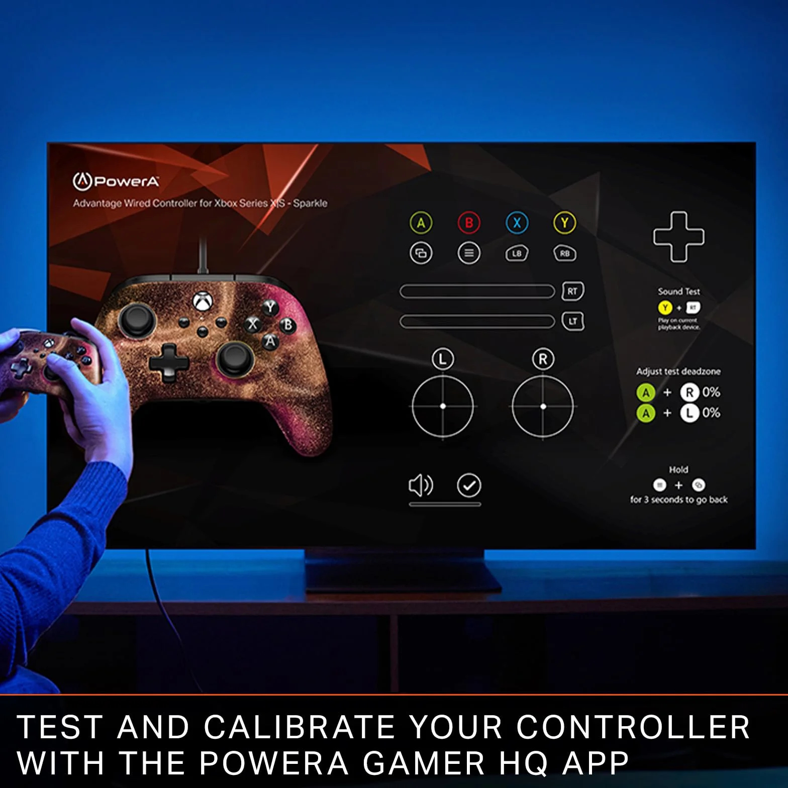 PowerA Advantage Wired Controller for Xbox Series X|S Lumectra Black