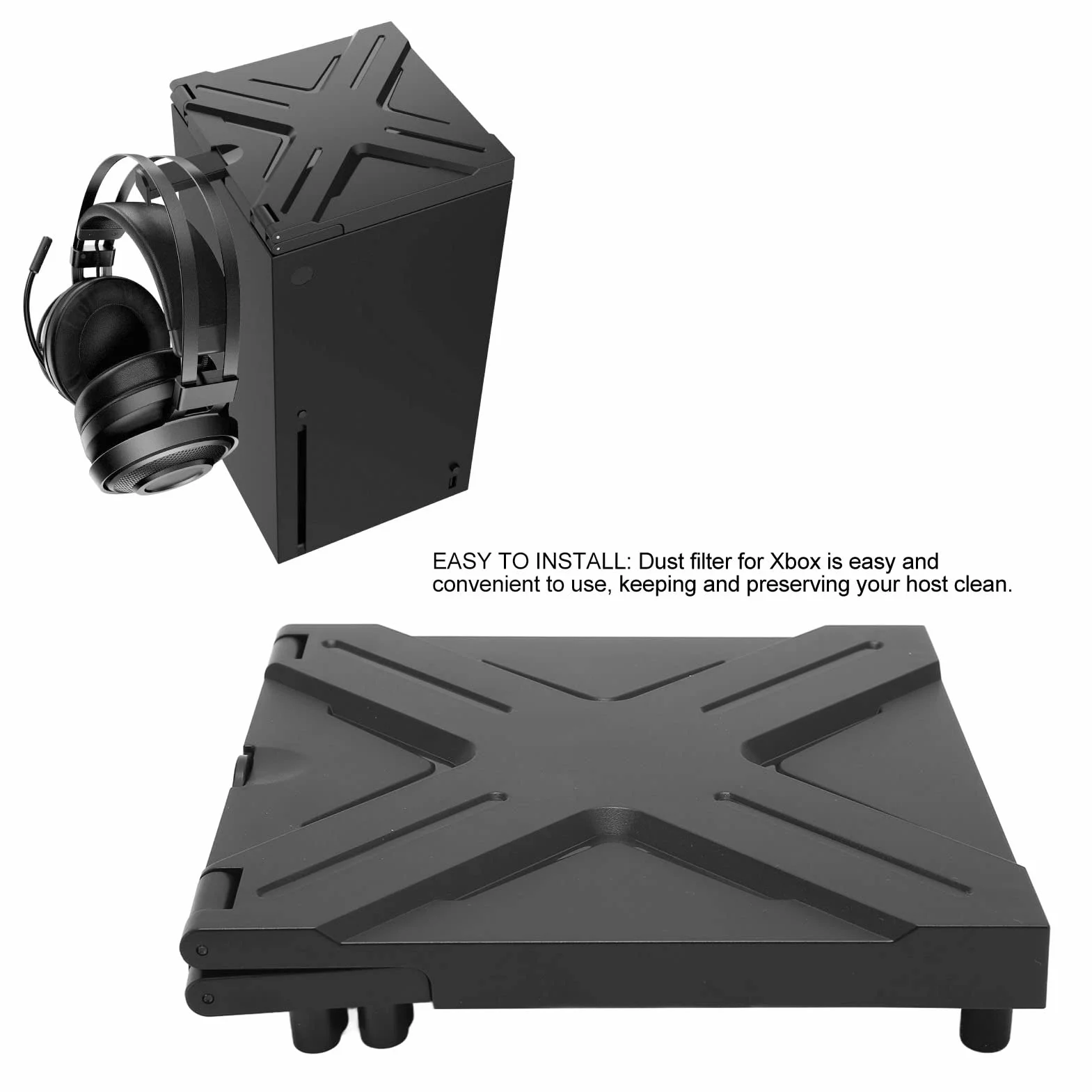 Coperchio Antipolvere per Console Series X Filtro Bauletto VR Staffa Telescopica Gancio