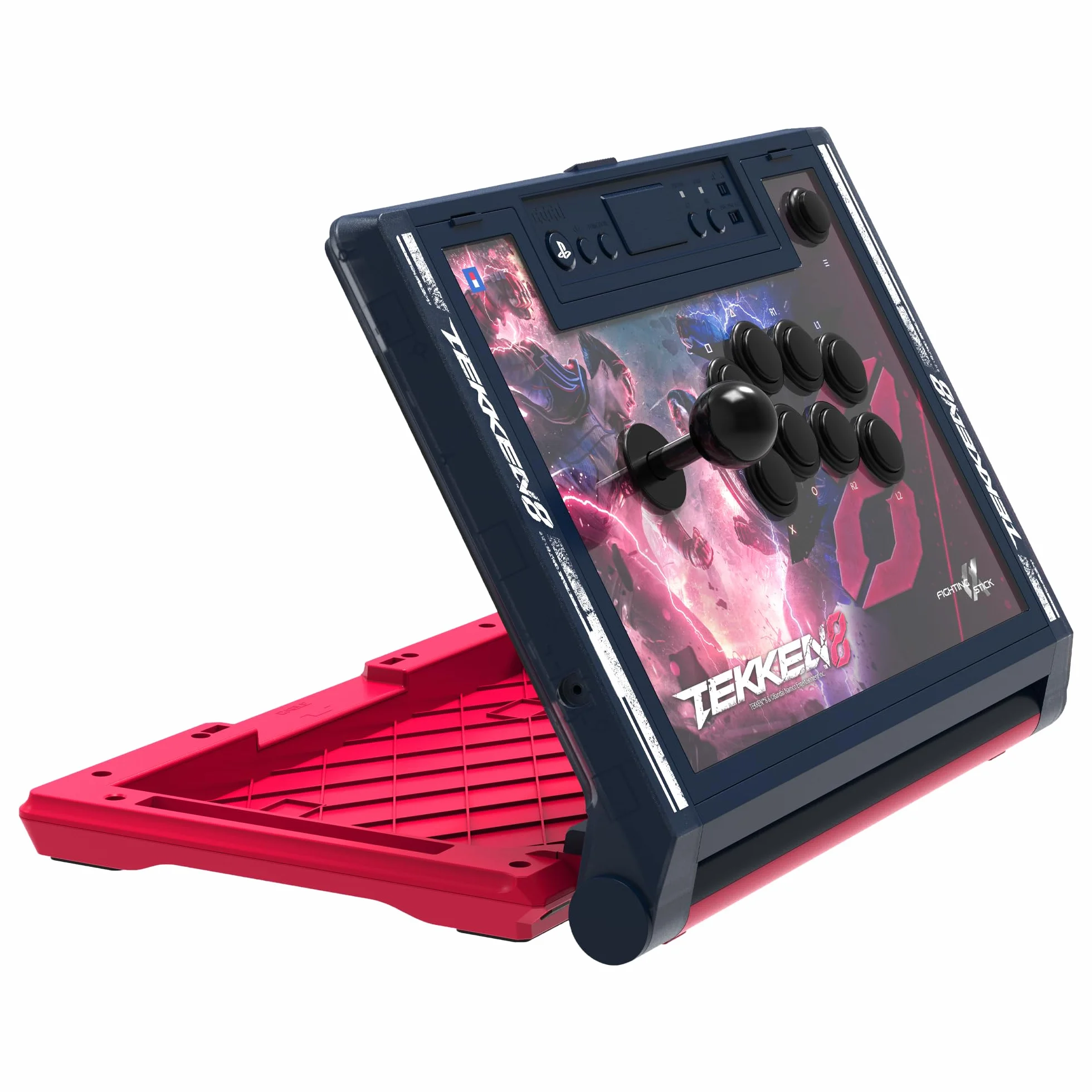 HORI Arcade da Competizione Personalizzabile Fighting Stick Alpha per Playstation 5 - PS5, PS4, PC - Edizione TEKKEN 8 - Licenza ufficiale Sony