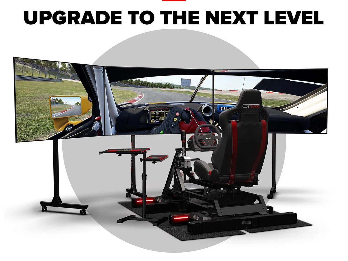 Next Level Racing Motion Platform V3 - Piattaforma di movimento motorizzata per GT Ultimate Cockpit / Seat Add On / 130 kg max., per Windows