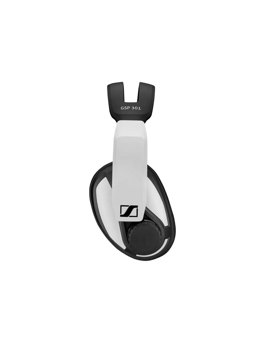 Sennheiser GSP 301 Cuffie da gioco con microfono cancellazione rumore, ribaltabili, ergonomiche, bianche