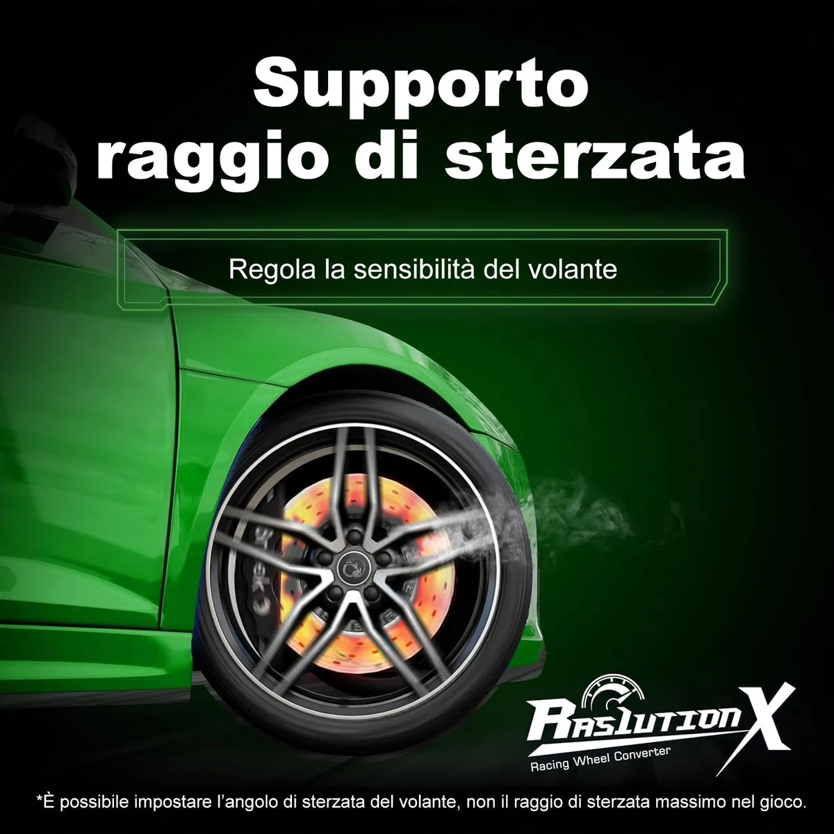 Mcbazel Brook Ras1ution X Convertitore per Volante da Corse per Xbox Series X|S/Xbox One/Xbox 360, Supporta oltre 60 Volanti, Retroazione della Forza Regolabile, Personalizzazione tramite App Mobile