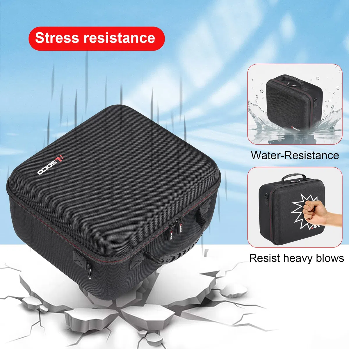 RLSOCO Custodia per Nintendo Switch 2 -- Switch 2 Console Dock TV,controller Switch 2 Pro, impugnatura di ricarica Joy-Con 2,caricatore CA,volante Joy-Con 2,fotocamera,schede di gioco e altro ancora