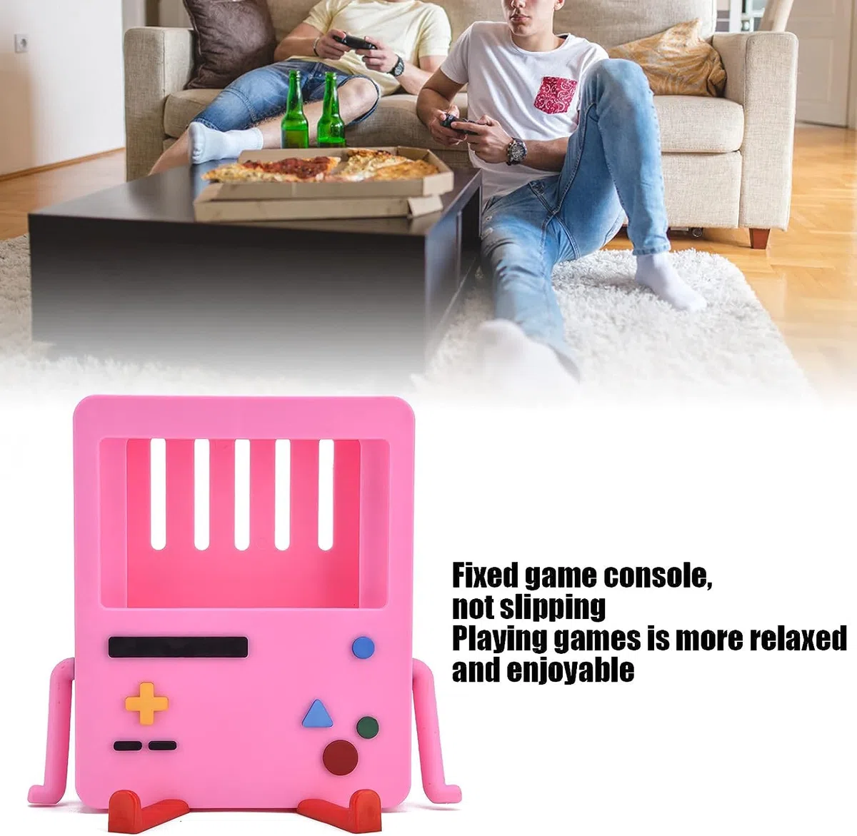 Cartoon Cute Switch Games Custodia Rigida Protettiva per Switch Console Controlle Console di Gioco Cover Protettiva per Switch Accessorio per Supporto per Videogioco Portatile Rosa