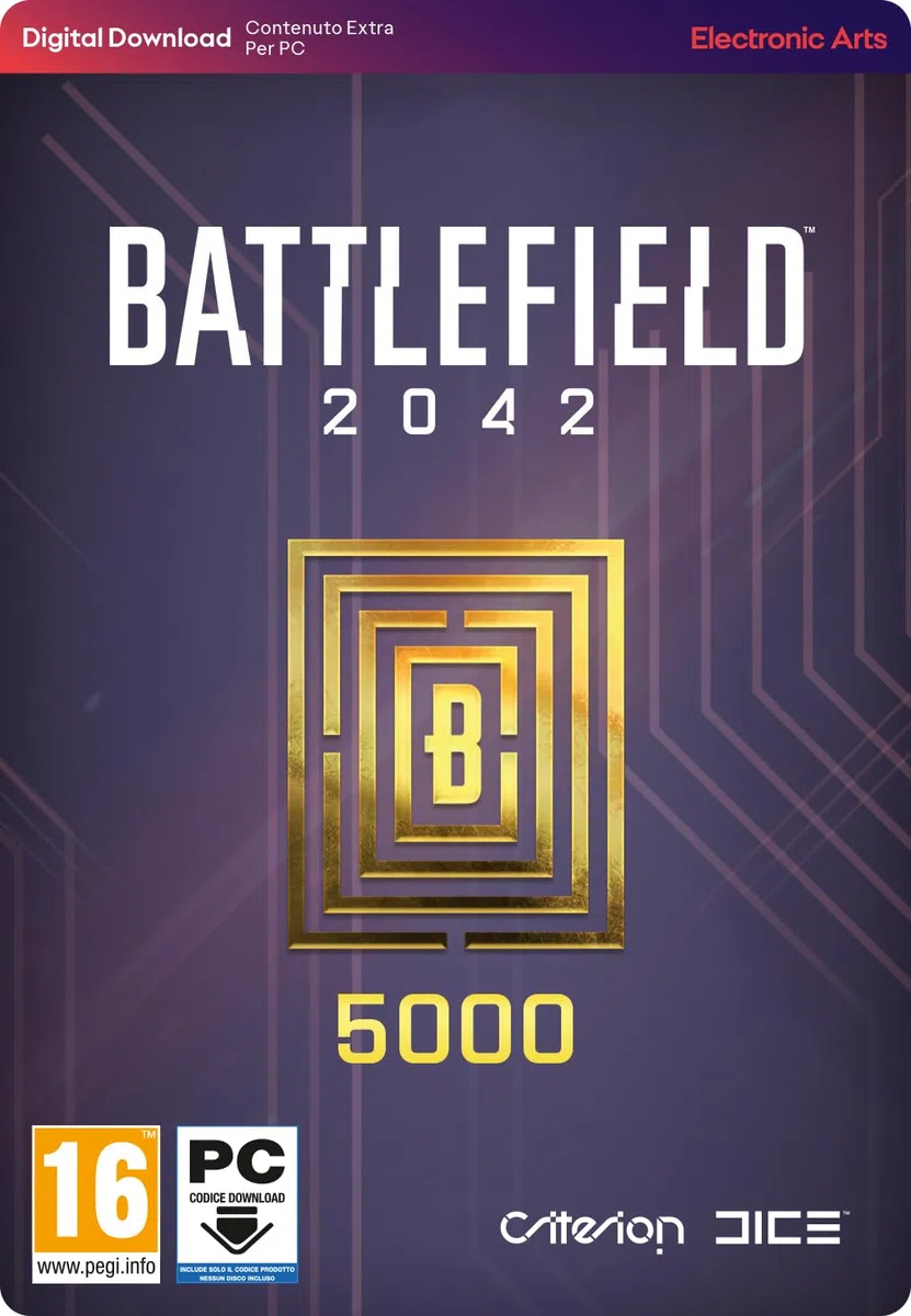 Battlefield 2042- 5000 BFC PCWin | Italiano | Standard | Codice Origin per PC